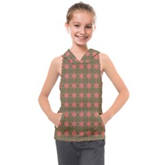 Pattern 146 Kids  Sleeveless Hoodie by GardenOfOphir