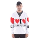 I love julie Men s Hooded Windbreaker View1