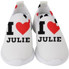 I Love Julie Kids  Slip On Sneakers by ilovewhateva