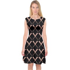 Pattern 183 Capsleeve Midi Dress by GardenOfOphir