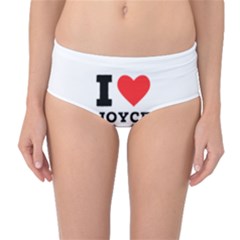 I Love Joyce Mid-waist Bikini Bottoms by ilovewhateva