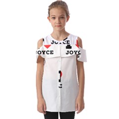 I Love Joyce Fold Over Open Sleeve Top by ilovewhateva