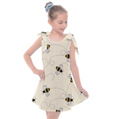 Insects Bees Digital Paper Kids  Tie Up Tunic Dress by Semog4