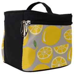 Lemon Background Lemon Wallpaper Make Up Travel Bag (big) by Semog4