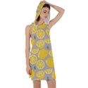 Lemon Background Lemon Wallpaper Racer Back Hoodie Dress View1