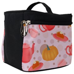 Pumpkin Tea Cup Pie Dessert Make Up Travel Bag (big) by Semog4