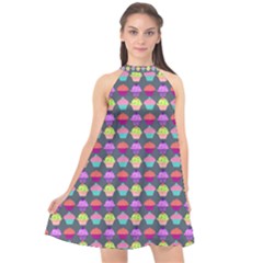 Pattern 212 Halter Neckline Chiffon Dress  by GardenOfOphir