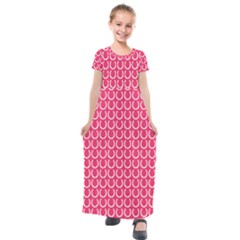 Pattern 234 Kids  Short Sleeve Maxi Dress by GardenOfOphir