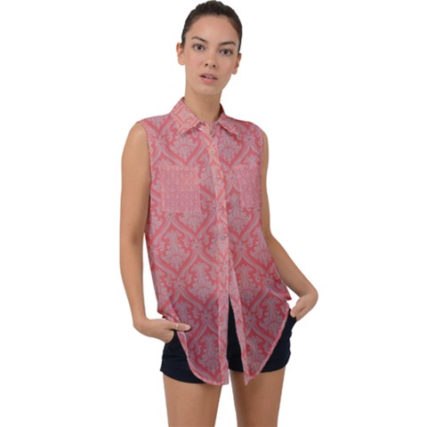 Pattern 241 Sleeveless Chiffon Button Shirt by GardenOfOphir