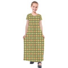 Pattern 251 Kids  Short Sleeve Maxi Dress by GardenOfOphir