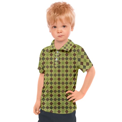 Pattern 255 Kids  Polo Tee by GardenOfOphir