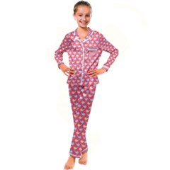 Pattern 261 Kid s Satin Long Sleeve Pajamas Set by GardenOfOphir