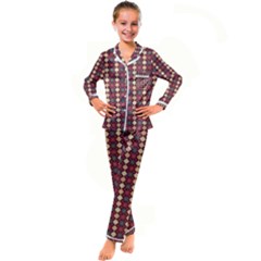 Pattern 259 Kid s Satin Long Sleeve Pajamas Set by GardenOfOphir