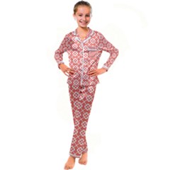 Pattern 292 Kid s Satin Long Sleeve Pajamas Set by GardenOfOphir