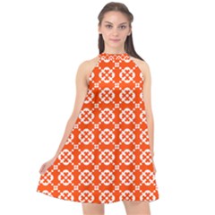 Pattern 293 Halter Neckline Chiffon Dress  by GardenOfOphir