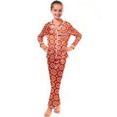 Pattern 293 Kid s Satin Long Sleeve Pajamas Set by GardenOfOphir