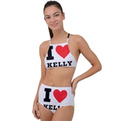 I Love Kelly  High Waist Tankini Set by ilovewhateva