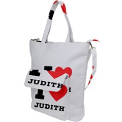 I Love Judith Shoulder Tote Bag by ilovewhateva