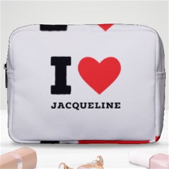 I Love Jacqueline Make Up Pouch (large) by ilovewhateva