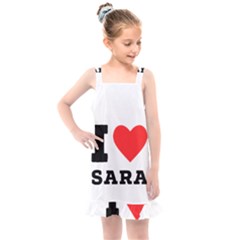 I Love Sara Kids  Overall Dress by ilovewhateva