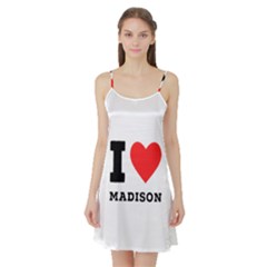 I Love Madison  Satin Night Slip by ilovewhateva