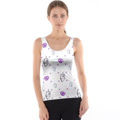 Background Hexagram Spiral Tank Top by Semog4