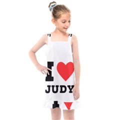 I Love Judy Kids  Overall Dress by ilovewhateva