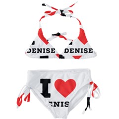 I Love Denise Kids  Classic Bikini Set by ilovewhateva