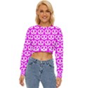 Pink Pretzel Illustrations Pattern Lightweight Long Sleeve Sweatshirt View1