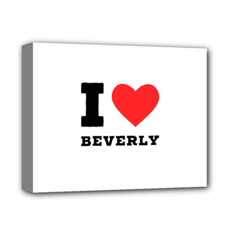 I Love Beverly Deluxe Canvas 14  X 11  (stretched) by ilovewhateva