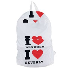 I Love Beverly Foldable Lightweight Backpack by ilovewhateva