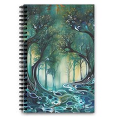 Trees Forest Mystical Forest Nature 5 5  X 8 5  Notebook by Ravend