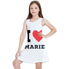 I Love Marie Kids  Lightweight Sleeveless Dress by ilovewhateva