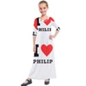 I love philip Kids  Quarter Sleeve Maxi Dress View1