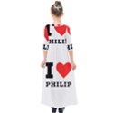 I love philip Kids  Quarter Sleeve Maxi Dress View2