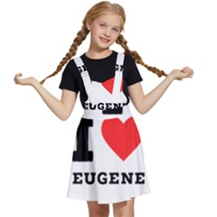 I Love Eugene Kids  Apron Dress by ilovewhateva