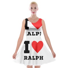 I Love Ralph Velvet Skater Dress by ilovewhateva