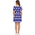 Modern Chic Vector Camera Illustration Pattern Tiered Short Sleeve Babydoll Dress View4