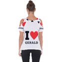 I love gerald Cut Out Side Drop Tee View2