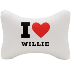 I Love Willie Seat Head Rest Cushion by ilovewhateva