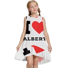 I Love Albert Kids  Frill Swing Dress by ilovewhateva