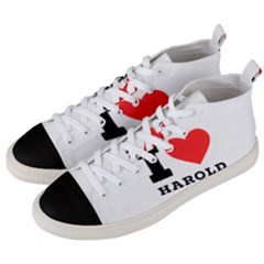 I Love Harold Men s Mid-top Canvas Sneakers by ilovewhateva