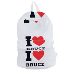 I Love Bruce Foldable Lightweight Backpack by ilovewhateva