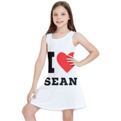 I Love Sean Kids  Lightweight Sleeveless Dress by ilovewhateva