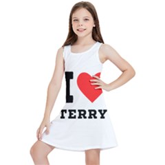 I Love Terry  Kids  Lightweight Sleeveless Dress by ilovewhateva