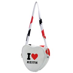 I Love Keith Heart Shoulder Bag by ilovewhateva