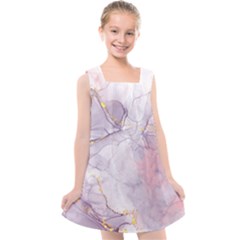 Liquid Marble Kids  Cross Back Dress by BlackRoseStore