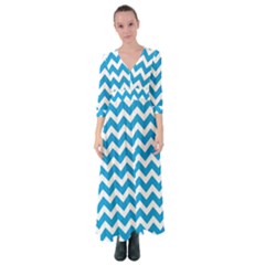 Chevron Pattern Gifts Button Up Maxi Dress by GardenOfOphir