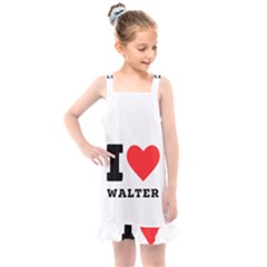 I Love Walter Kids  Overall Dress by ilovewhateva