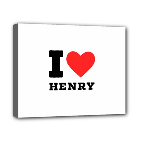 I Love Henry Canvas 10  X 8  (stretched) by ilovewhateva